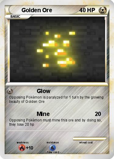 Pokemon Golden Ore