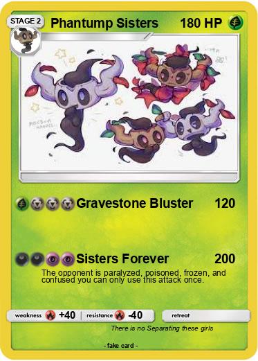 Pokemon Phantump Sisters