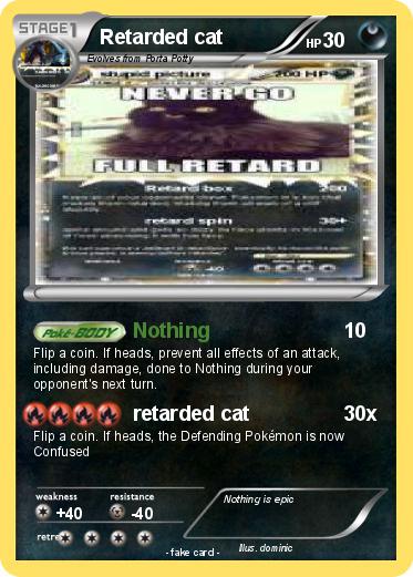 Pokemon Retarded cat