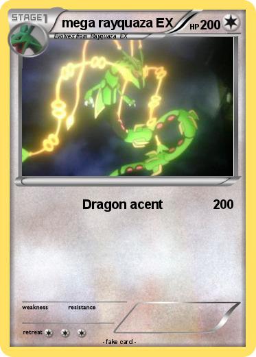 Pokemon mega rayquaza EX