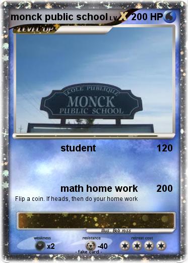 Pokemon monck public school