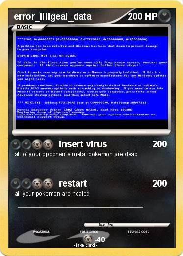 Pokemon error_illigeal_data