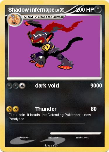 Pokemon Shadow infernape