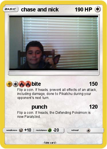 Pokemon chase and nick
