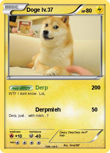Pokemon Doge lv.37