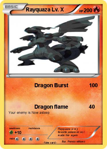 Pokemon Rayquaza Lv. X