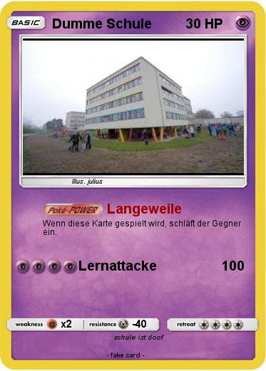 Pokemon Dumme Schule