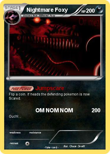 Pokemon Nightmare Foxy