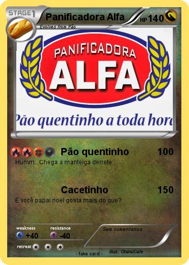 Pokemon Panificadora Alfa
