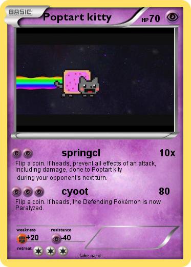 Pokemon Poptart kitty