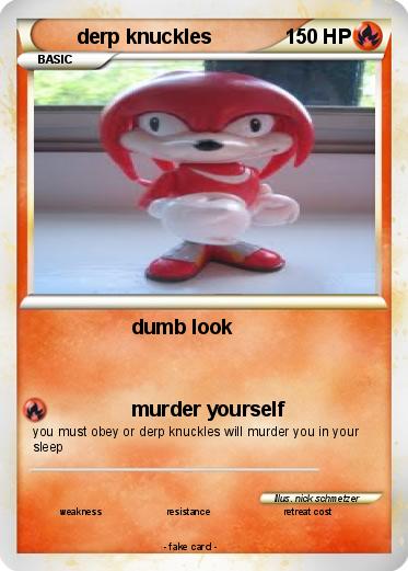Pokemon derp knuckles