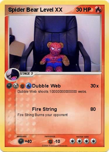 Pokemon Spider Bear Level XX