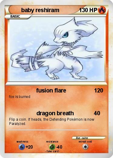 Pokemon baby reshiram
