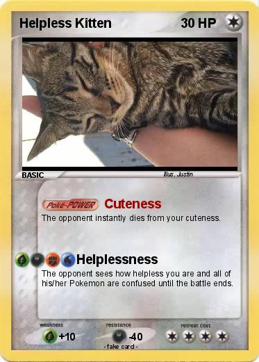 Pokemon Helpless Kitten