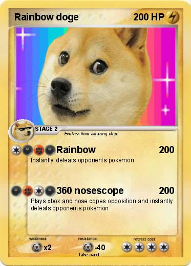 Pokemon Rainbow doge
