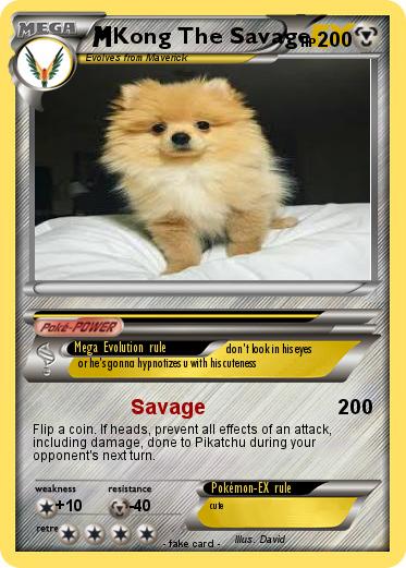 Pokemon Kong The Savage