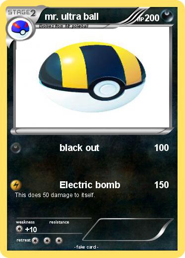 Pokemon mr. ultra ball
