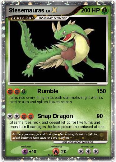 Pokemon Stesemauras
