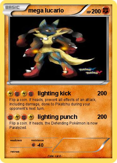 Pokemon mega lucario