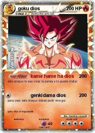 Pokemon goku dios