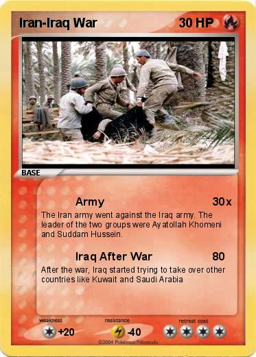 Pokemon Iran-Iraq War