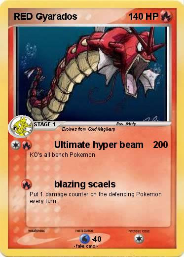 Pokemon RED Gyarados