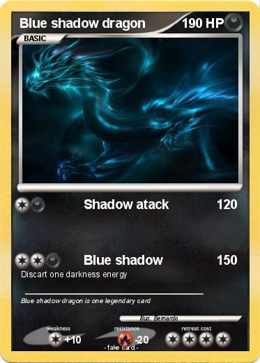 Pokemon Blue shadow dragon