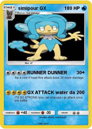 Pokemon simipour GX