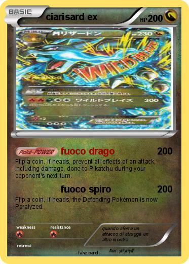 Pokemon ciarisard ex