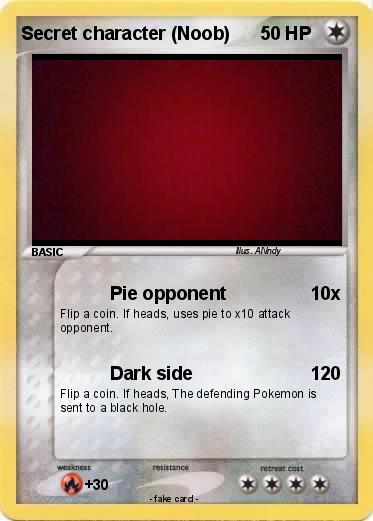 Pokemon Secret character (Noob)