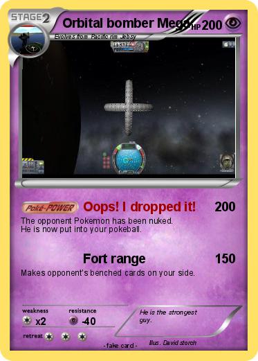 Pokemon Orbital bomber Mega