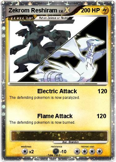 Pokemon Zekrom Reshiram
