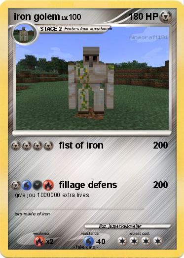Pokemon iron golem