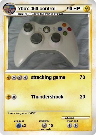 Pokemon xbox 360 control