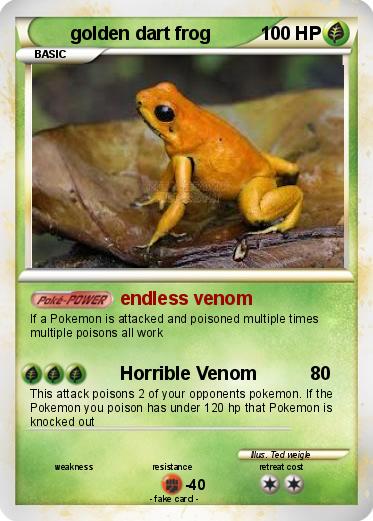 Pokemon golden dart frog