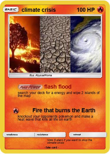 Pokemon climate crisis