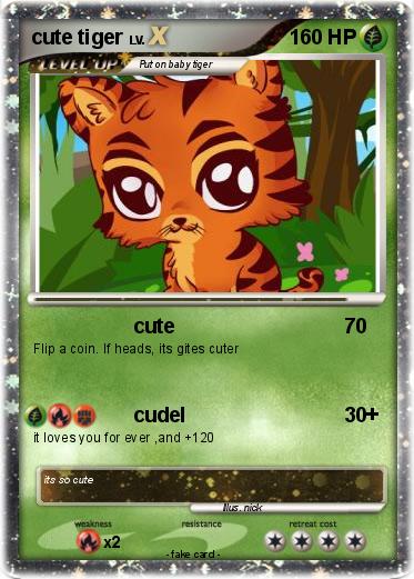 Pokemon cute tiger