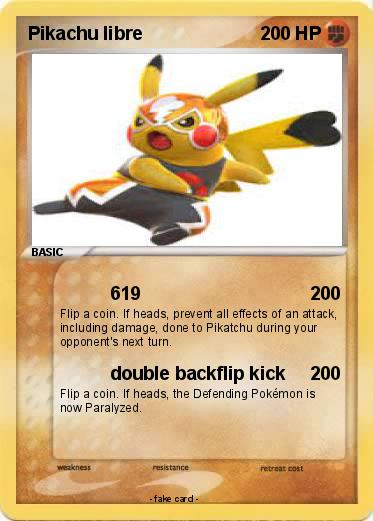 Pokemon Pikachu libre