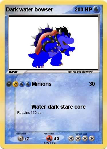 Pokemon Dark water bowser