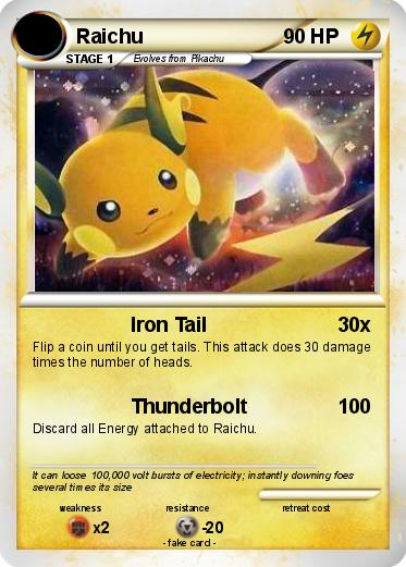 Pokemon Raichu