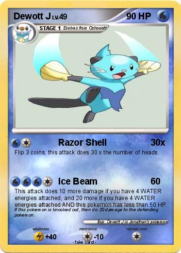 Pokemon Dewott J
