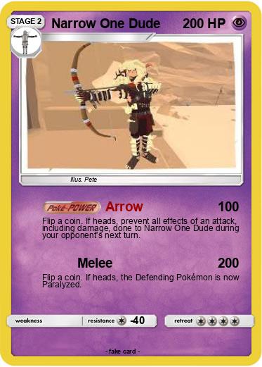 Pokemon Narrow One Dude