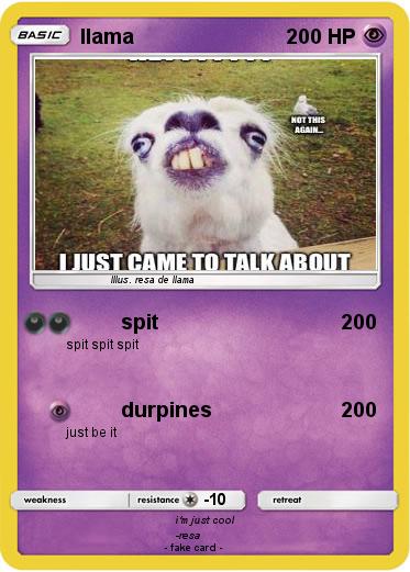 Pokemon llama
