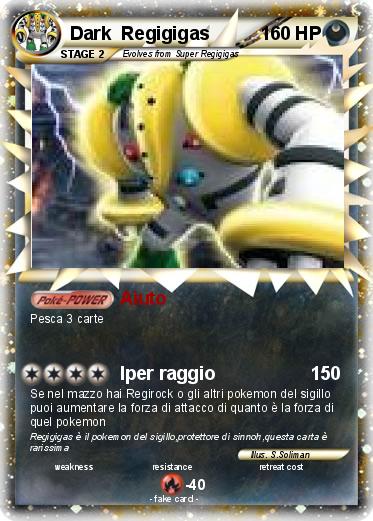 Pokemon Dark  Regigigas