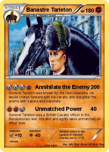 Pokemon Banastre Tarleton