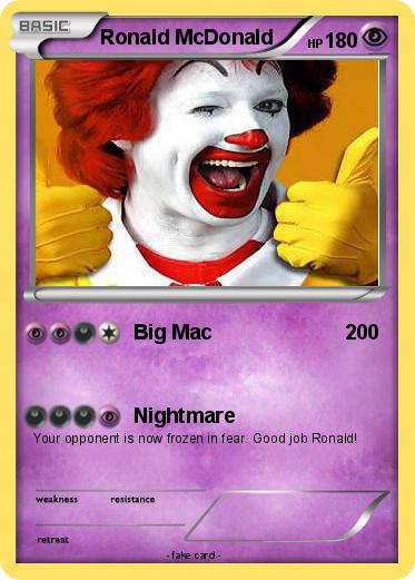 Pokemon Ronald McDonald