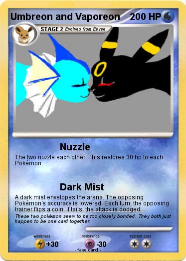 Pokemon Umbreon and Vaporeon
