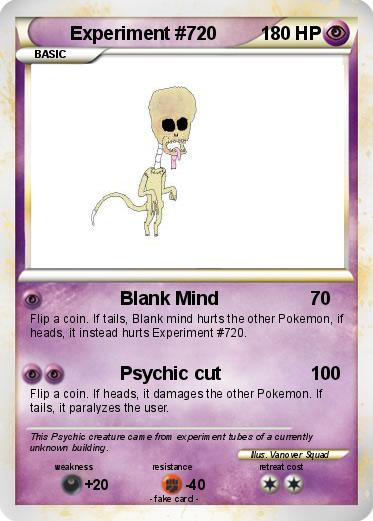 Pokemon Experiment #720