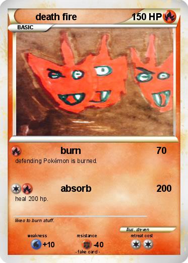 Pokemon death fire