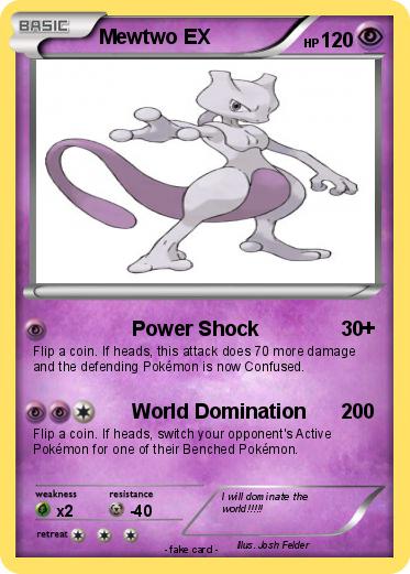 Pokemon Mewtwo EX
